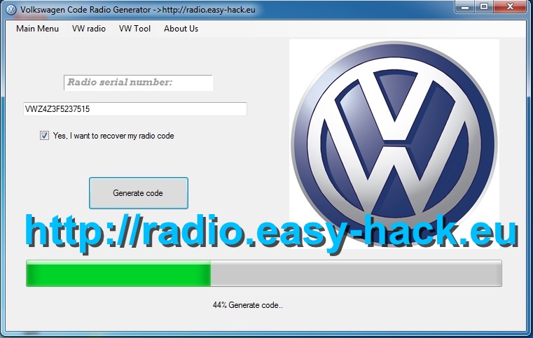 vw blaupunkt radio code generator free