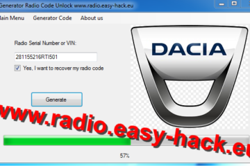 Dacia radio code calculator Unlock Any Car