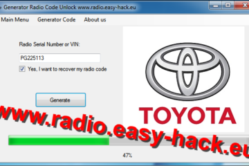 Free Toyota Radio Code – Toyota – Car Stereo Unlock Code Calculator