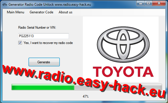 How To Get Free Toyota Radio Code - Toyota - Car Stereo Unlock Code
